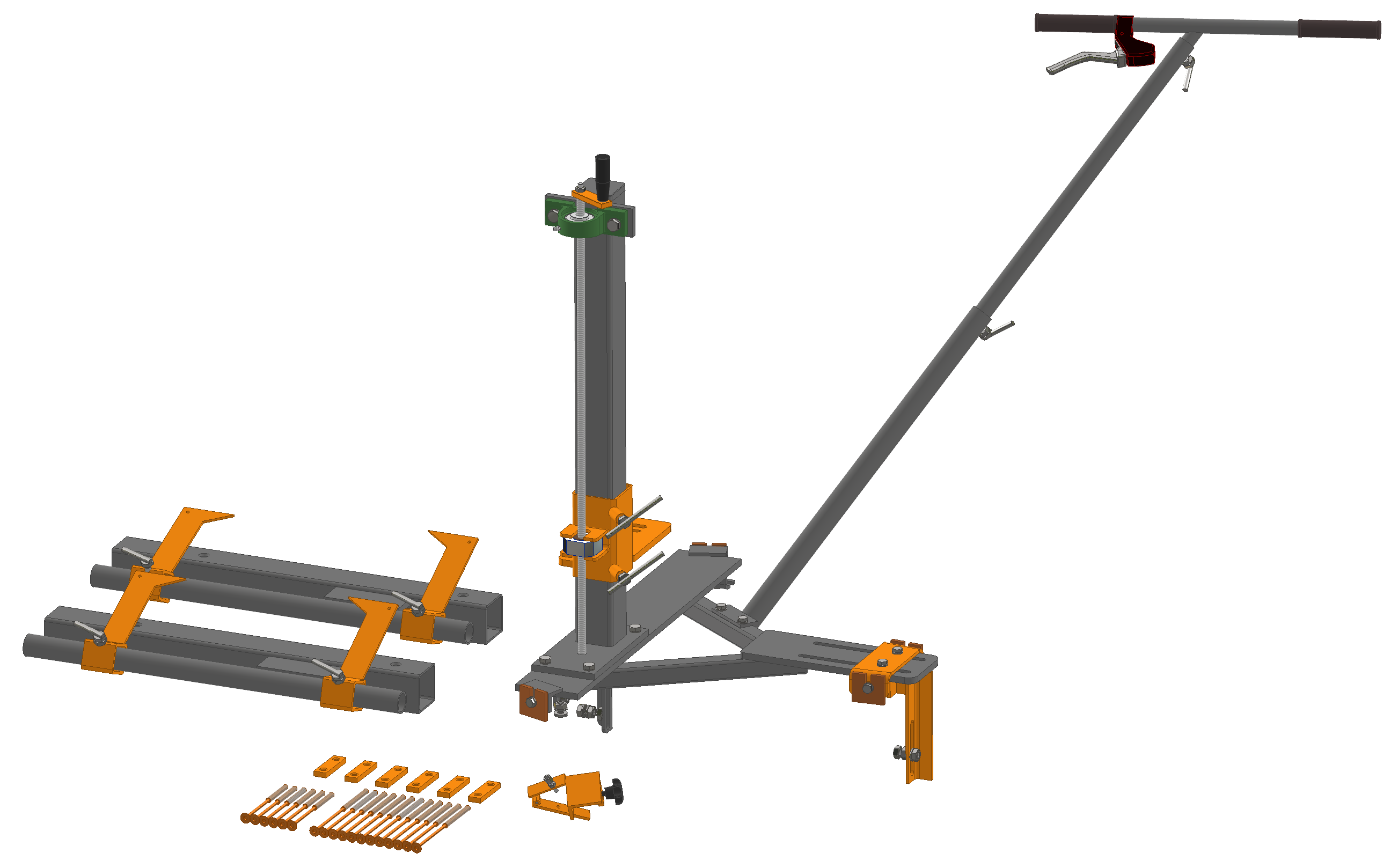 MSV1 - mobiles Kettensägewerk für Leitern